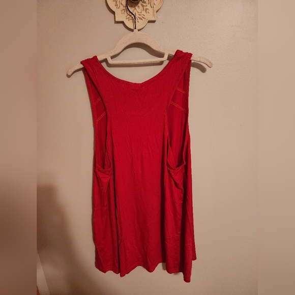 Roshop Red Racer Back Tank Top - Picture 2 of 5